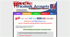 Desktop Screenshot of hackfbnosoftware.com